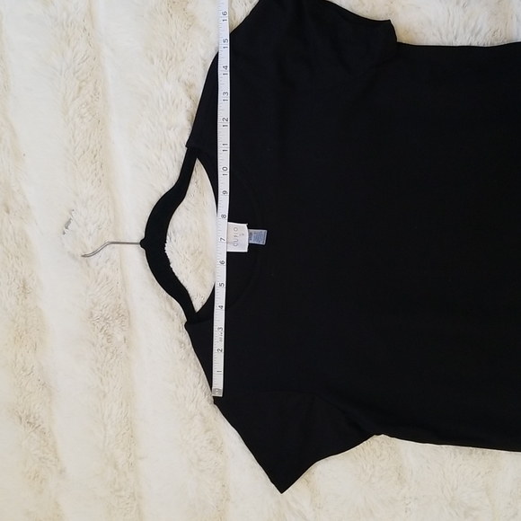 Cupio black plain short sleeve t-shirt, size S - Picture 4 of 8